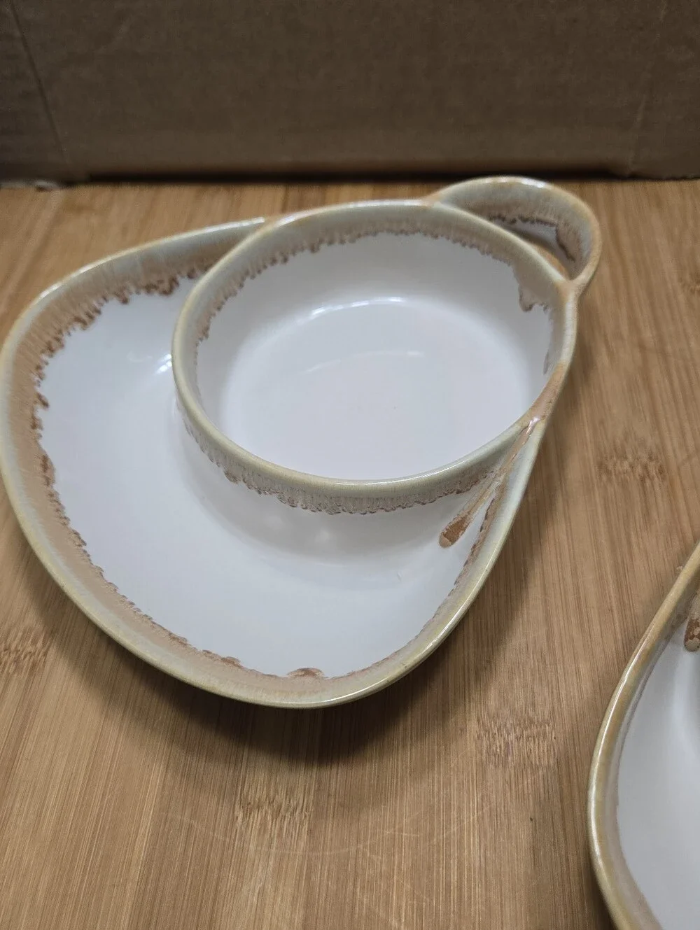 Soup Cracker Bowls –Set of 2 White Glaze Oven/Microwave Safe